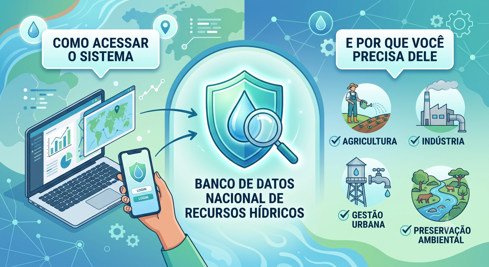 Banco de dados nacional de recursos hídricos: veja como acessar o sistema (e por que você precisa dele)